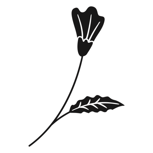 Fr?hlingsblumenblatt klein PNG-Design