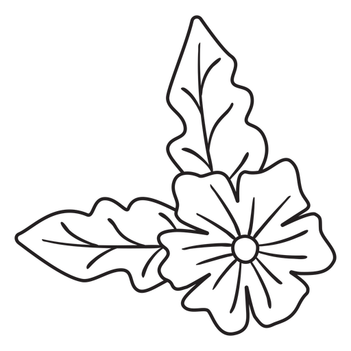 Flor De Primavera Deja Gran Trazo Descargar Png Svg Transparente