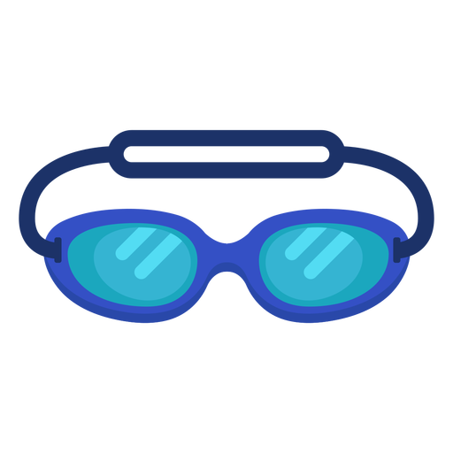 Swimming goggles flat - Transparent PNG & SVG vector file