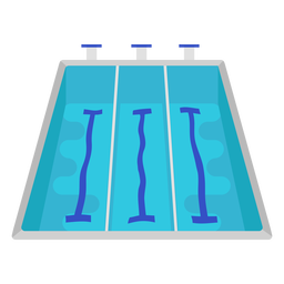 Swimming Pool Flat PNG & SVG Design For T-Shirts