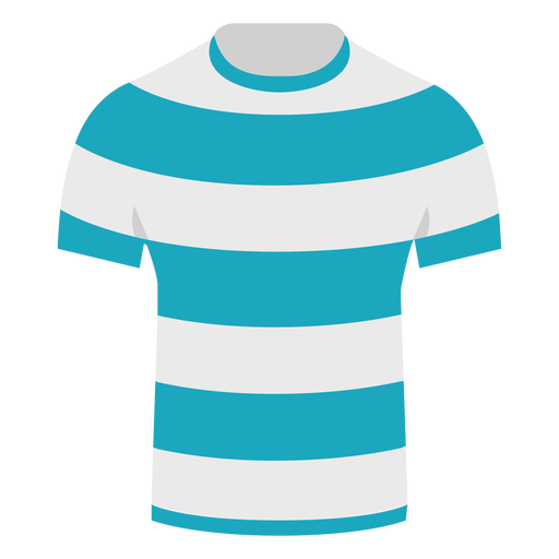 T-Shirt Linien flach PNG-Design
