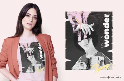 Design Criativo de Camiseta Maravilha