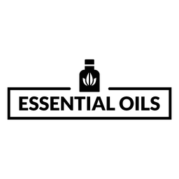 Symbol für ätherische Öle des Badezimmeretiketts PNG-Design