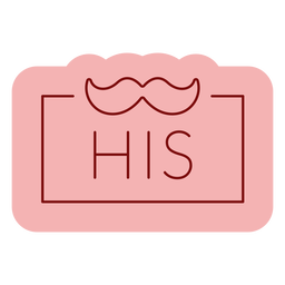 Etiqueta de baño su piso Diseño PNG