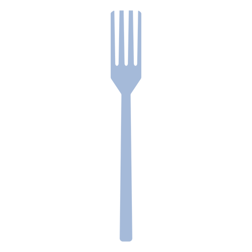 Garfo de cozinha plana Desenho PNG