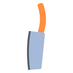Cocinar cocina carne cuchillo plano Diseño PNG
