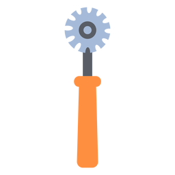 Cozinhar massa de cozinha em roda plana Desenho PNG