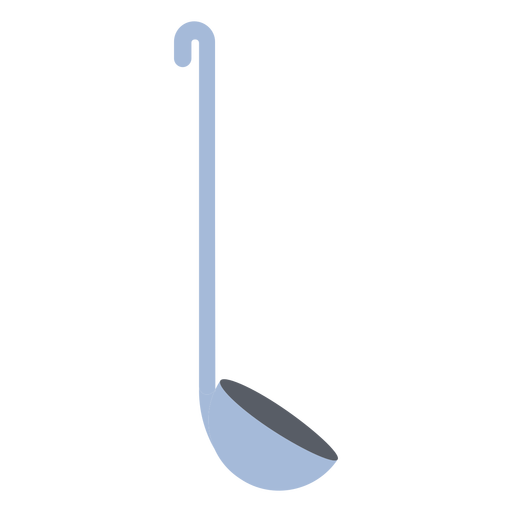 Cooking ladle flat