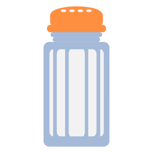 Cooking salt shaker flat PNG Design