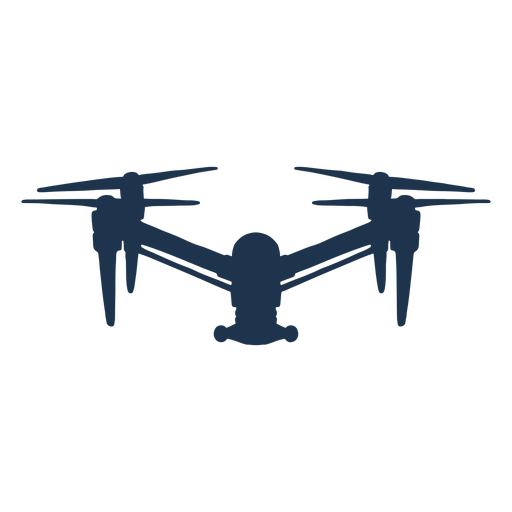 Drone quad peque?o frente Diseño PNG