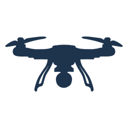 Drone quad grueso Diseño PNG
