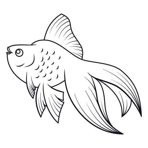 Fisch streichelt Fisch PNG-Design