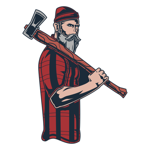 Lumberjack axe icon lumberjack