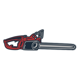 Icono de sierra eléctrica de leñador Diseño PNG