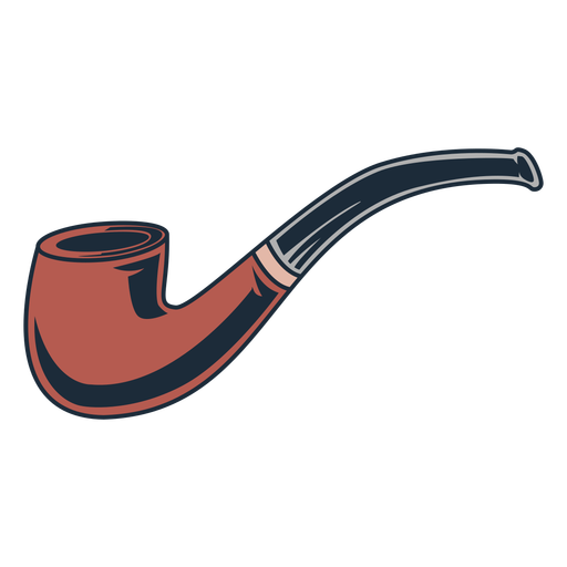 Lumberjack wooden pipe icon pipe object PNG Design