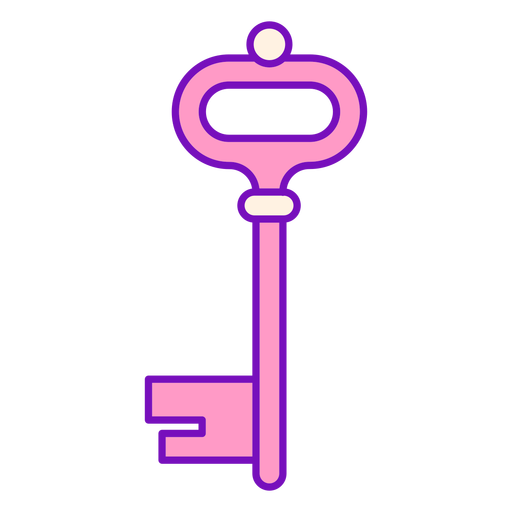 Magician colored key stroke PNG Design