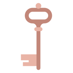 Magician key flat PNG Design