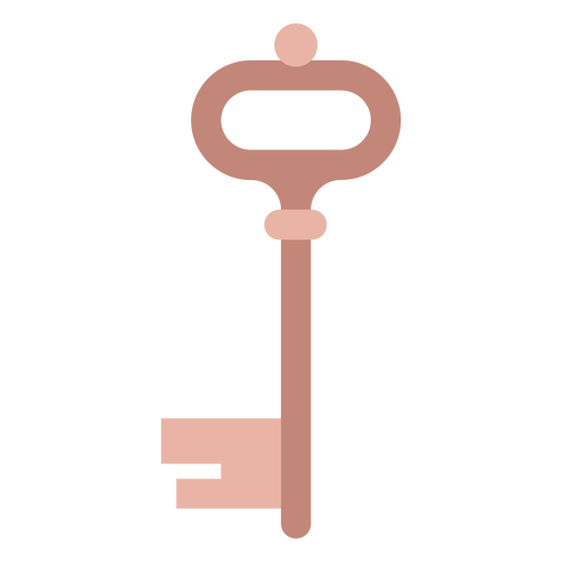 Magician key flat PNG Design