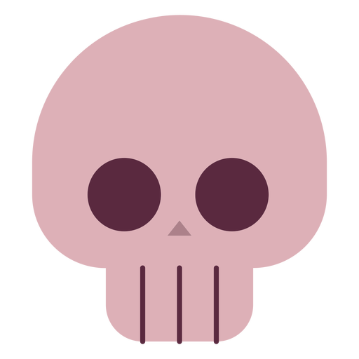 Magician skull flat PNG Design