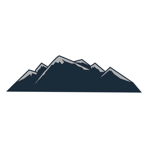 Montanha coberta de neve Desenho PNG
