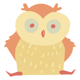 Olhos amarelos bem abertos Desenho PNG
