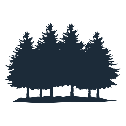 Pine tree bunch - Transparent PNG & SVG vector file