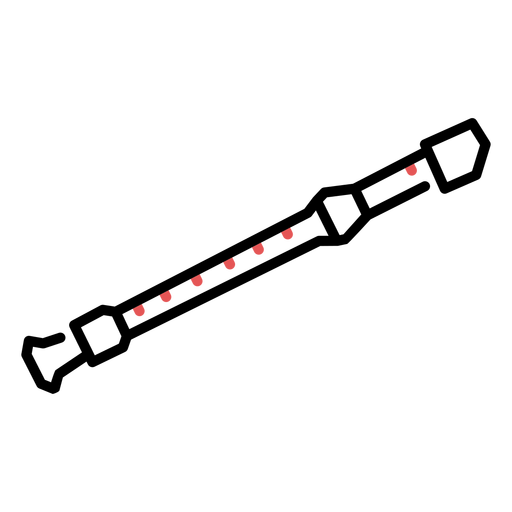 Polygonal bassoon stroke Transparent PNG & SVG vector file