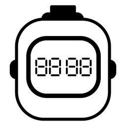 Golpe de cronómetro deportivo Diseño PNG