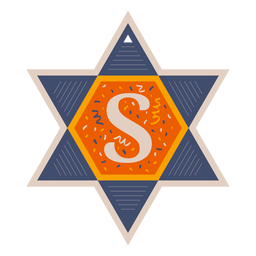 Bandera de la estrella de david s Diseño PNG