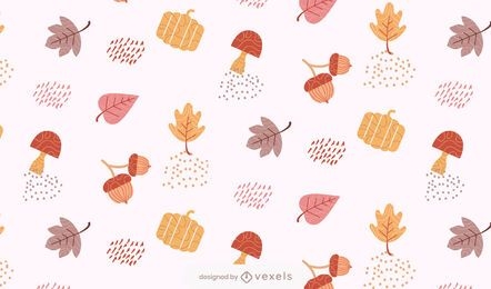 autumn leaves pattern design