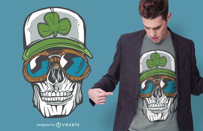 Lucky Skull T-shirt Design Lucky Skull T-shirt Design