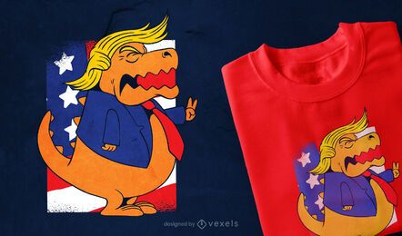 Trump T-rex T-shirt Design Trump T-rex T-shirt Design