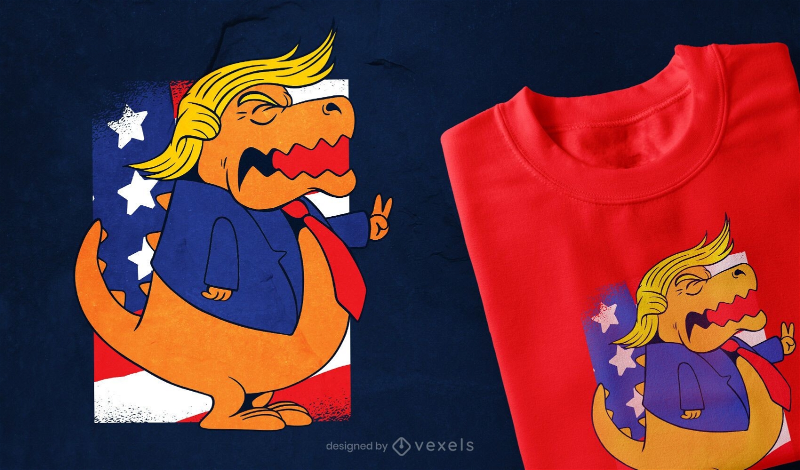 Trump T-rex T-shirt Design