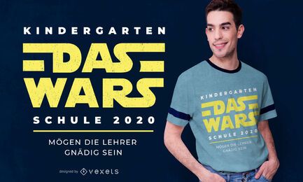 Diseño de camiseta alemana de School Wars Diseño de camiseta alemana de School Wars