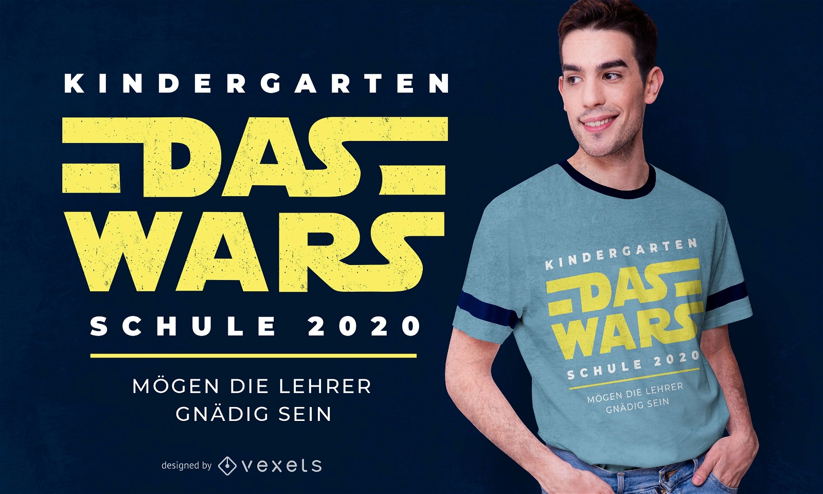 Dise?o de camiseta alemana School Wars