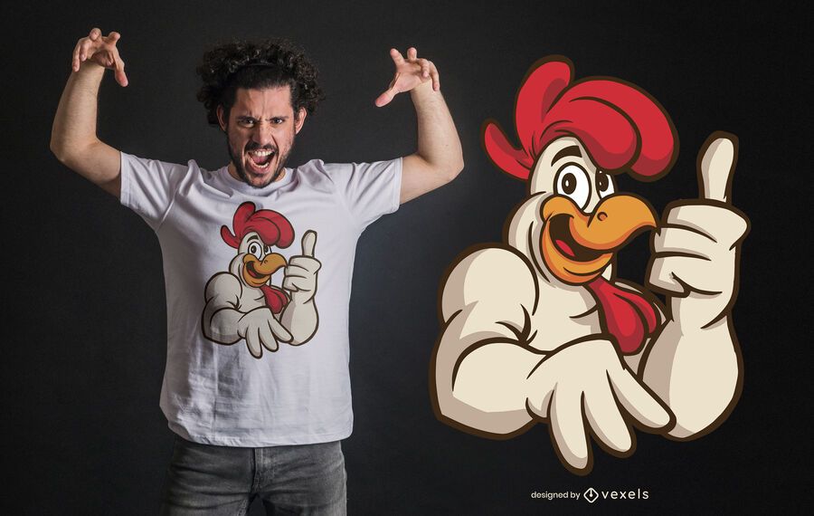 Rooster Approves T-shirt Design Rooster Approves T-shirt Design