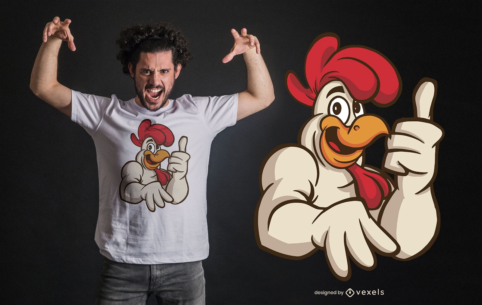 Rooster Approves T-shirt Design