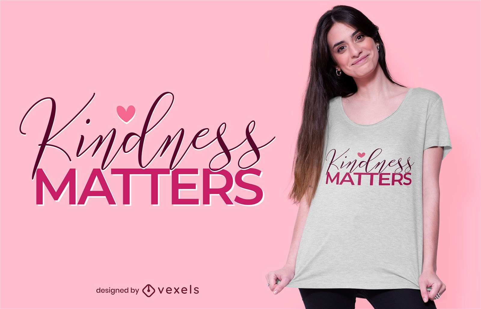 Design de camisetas Kindness Matters