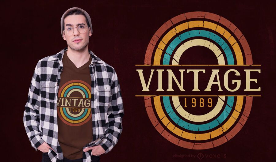 Vintage 1989 T-shirt Design Vintage 1989 T-shirt Design