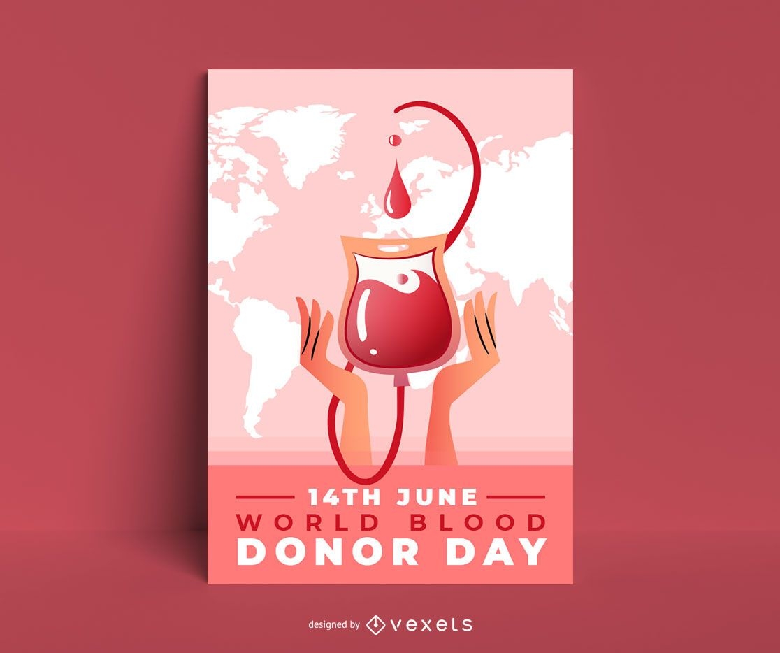 Blutspender Poster Design