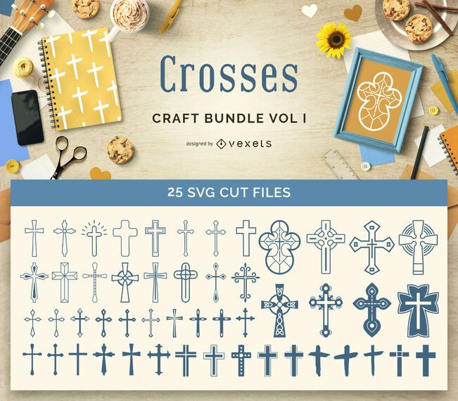 Religious Crosses Craft Bundle Vol1 Religious Crosses Craft Bundle Vol1