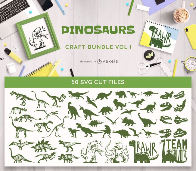 Paquete de manualidades de dinosaurios Vol1 Paquete de manualidades de dinosaurios Vol1