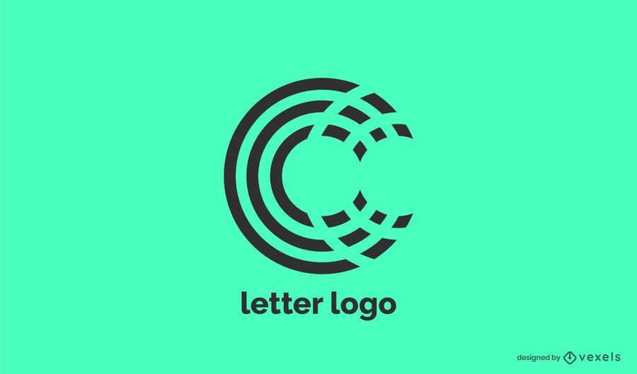 PLANTILLA MODERNA DE LA LETRA C LOGO PLANTILLA MODERNA DE LA LETRA C LOGO