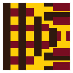 Composición abstracta de strip kente Diseño PNG