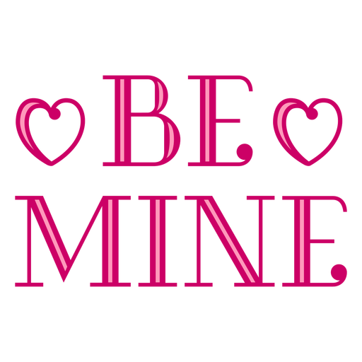 Valentine Be Mine PNG SVG Be Mine Hearts SVG Valentine's Day Svg Be