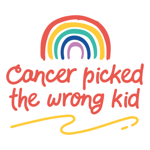 Krebs hat falsches Zitat zur Unterst?tzung von Kindern ausgew?hlt PNG-Design