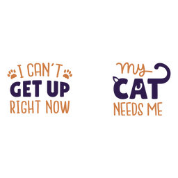 El gato me necesita diseño de calcetines Diseño PNG