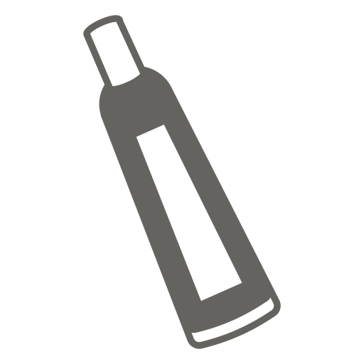 Chemical tube grey flat icon