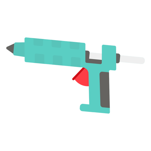 Icono plano de pistola de pegamento Diseño PNG