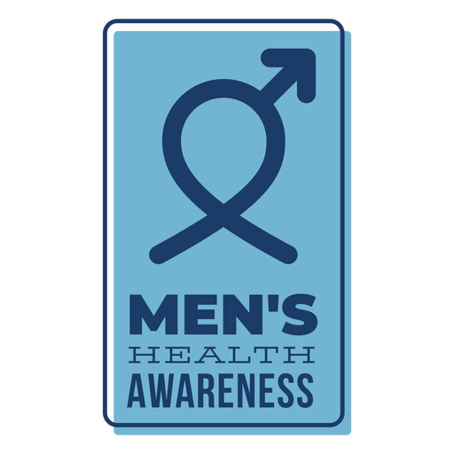 Männliches Symbol des männlichen Symbols der Männergesundheit PNG-Design
